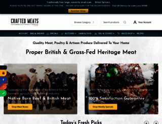 craftedmeats.co.uk screenshot