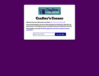crafterscorner.com screenshot