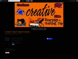 crafterscreativeside.forumotion.com screenshot