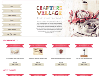 craftersvillage.co.za screenshot