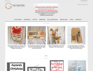 craftersvinyl.co.uk screenshot
