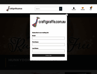 craftgiraffe.com.au screenshot