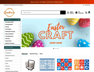 craftingcreations.com.au screenshot