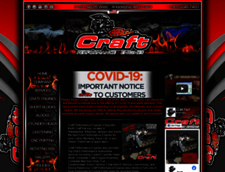 craftperformanceengines.com screenshot