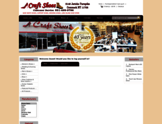 craftshoestore.com screenshot