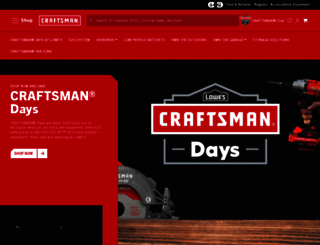 craftsman.com screenshot