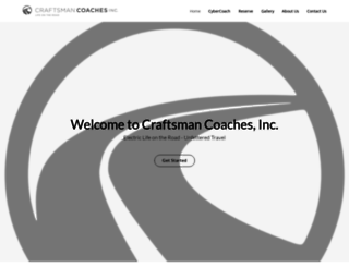 craftsmancoaches.com screenshot
