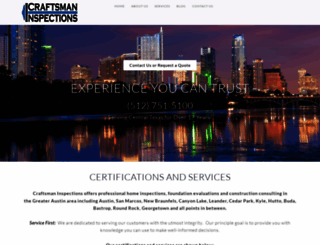 craftsmaninspections.net screenshot