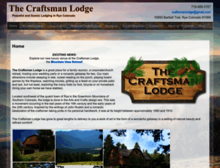 craftsmanlodge.com screenshot