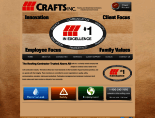 craftsroofing.com screenshot