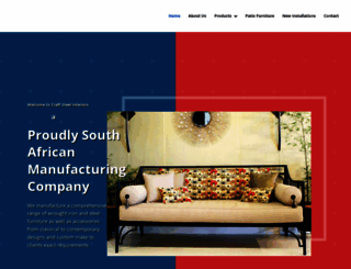 craftsteel.co.za screenshot