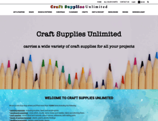 craftsuppliesunlimited.com screenshot
