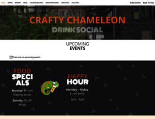 craftychameleonbar.com screenshot