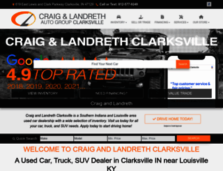 craigandlandrethpre-owned.com screenshot