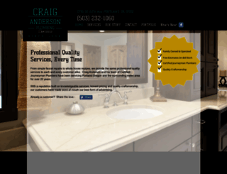 craigaplumbing.com screenshot