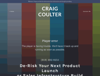 craigcoulter.com screenshot