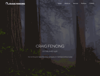 craigfencing.com screenshot
