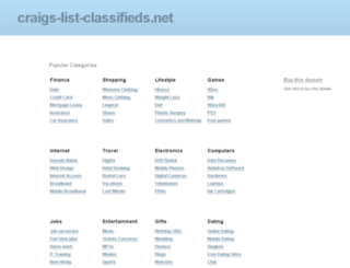 craigs-list-classifieds.net screenshot
