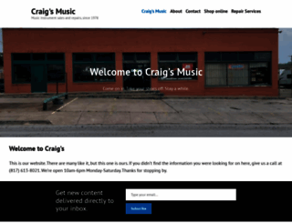 craigsguitars.com screenshot