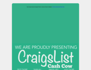 craigslistcashcow.com screenshot