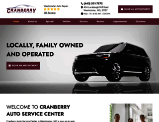cranberryautoservice.com screenshot