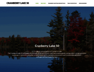 cranberrylake50.org screenshot
