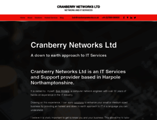cranberrynetworks.co.uk screenshot