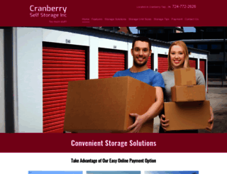 cranberryselfstorageinc.com screenshot