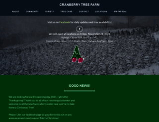 cranberrytreefarm.com screenshot