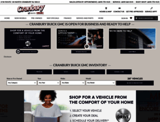 cranburybuickgmc.com screenshot