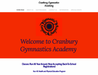 cranburygymnastics.com screenshot