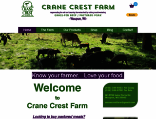cranecrestfarm.com screenshot