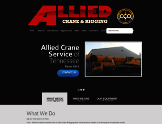 craneservicetn.com screenshot