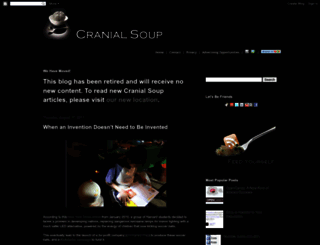 cranialsoup.blogspot.com screenshot