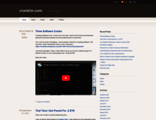 cranklin.wordpress.com screenshot