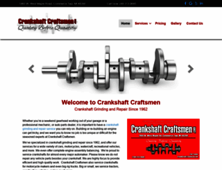 crankshaftcraftsmen.com screenshot