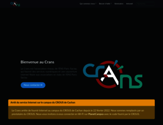 crans.org screenshot