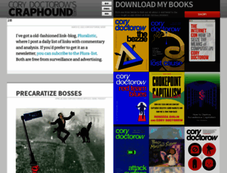 craphound.com screenshot