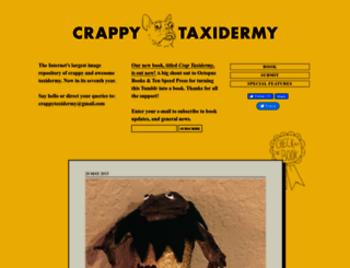 crappytaxidermy.com screenshot