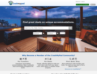 crashmypad.com screenshot