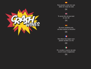 crashwines.com screenshot