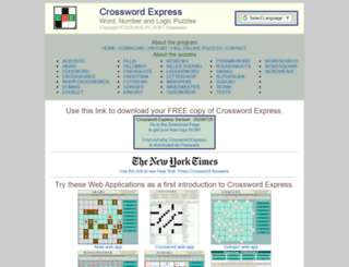 crauswords.com screenshot