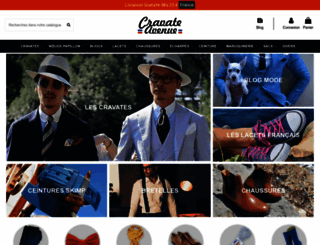 cravate-avenue.com screenshot