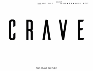 craveclothingline.com screenshot