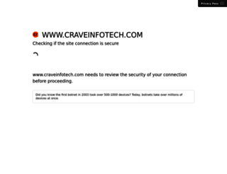 craveinfotech.com screenshot