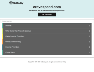 cravespeed.com screenshot