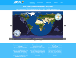 craveworldclock.com screenshot