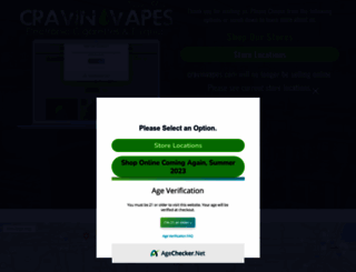 cravinvapes.com screenshot