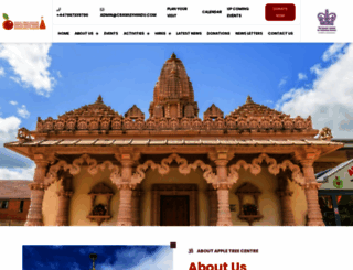 crawleyhindu.com screenshot