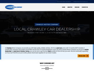crawleymotorcompany.co.uk screenshot